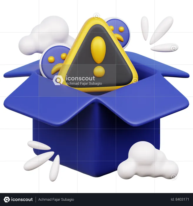 Boîte vide  3D Icon