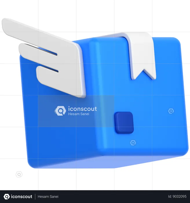 Boîte volante  3D Icon