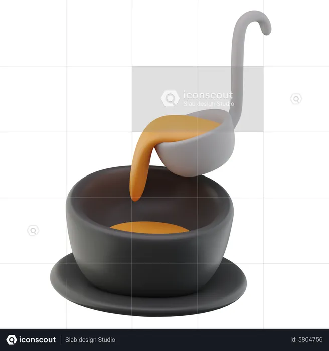 Bol de soupe  3D Icon