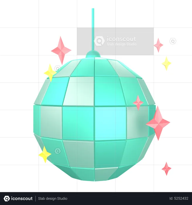 Bola de disco  3D Icon