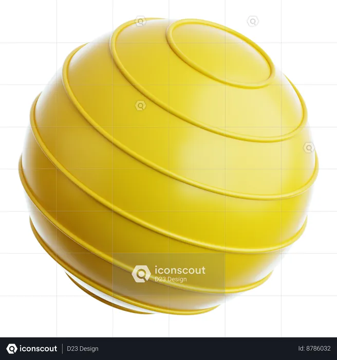 Bola de exercício  3D Icon