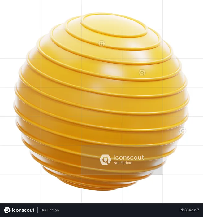 Bola de fitness  3D Icon