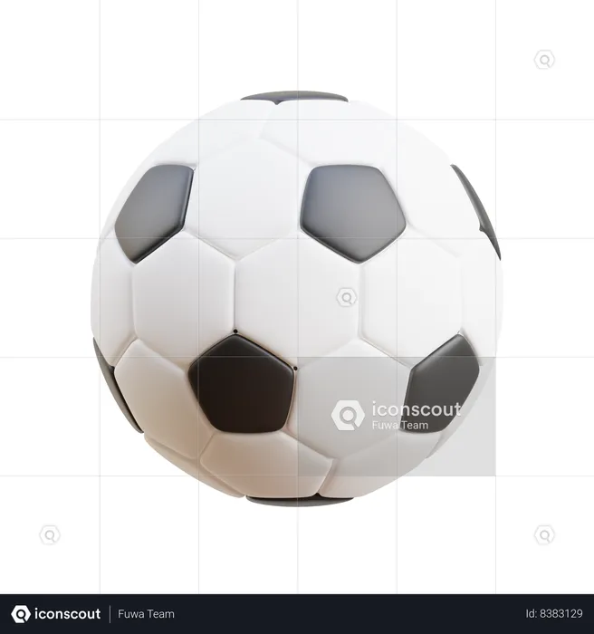 Bola de futebol  3D Icon