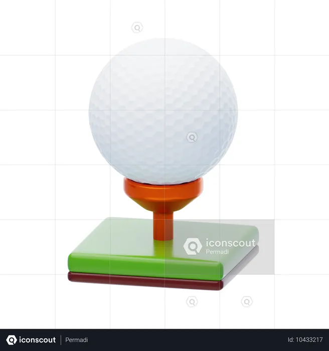 Bola de golfe  3D Icon