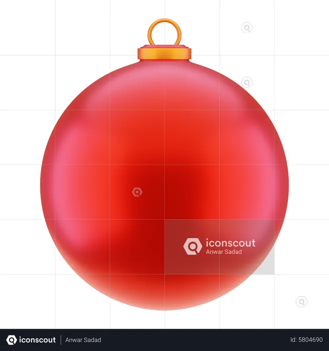 Bola de Navidad  3D Icon