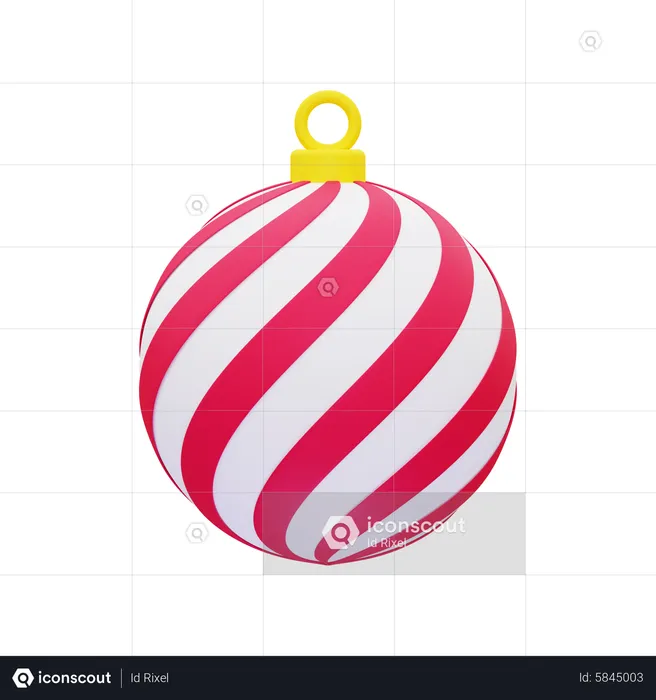 Bola de Navidad  3D Icon