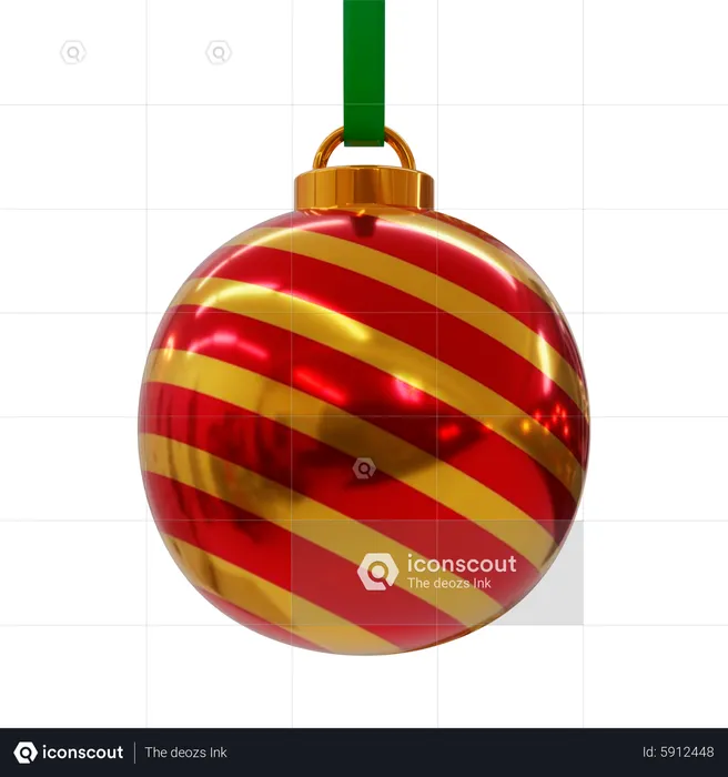 Bola de Navidad  3D Icon