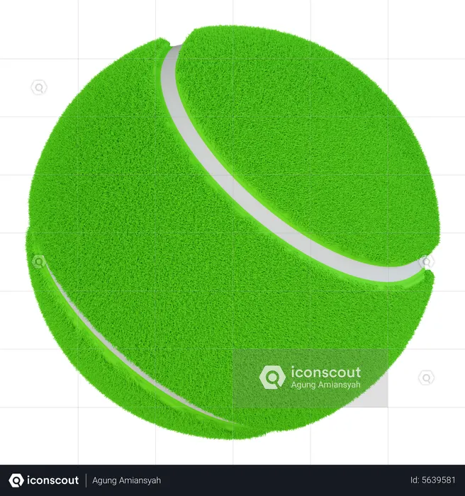 Bola de tênis  3D Icon