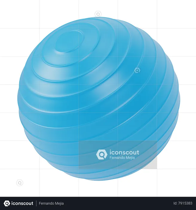 Bola de fitness  3D Icon