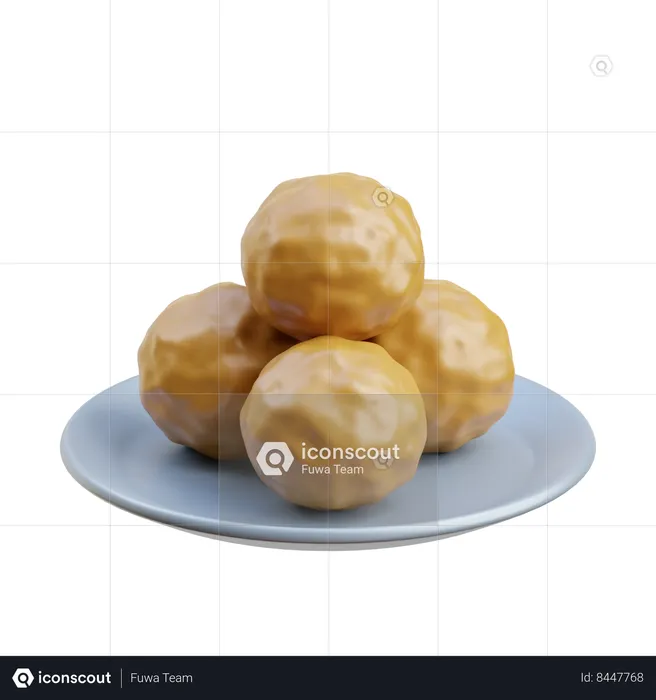 Bolas de chocolate  3D Icon