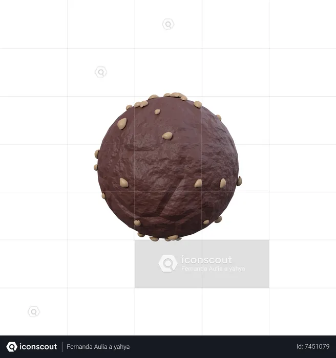 Bolas de chocolate  3D Icon