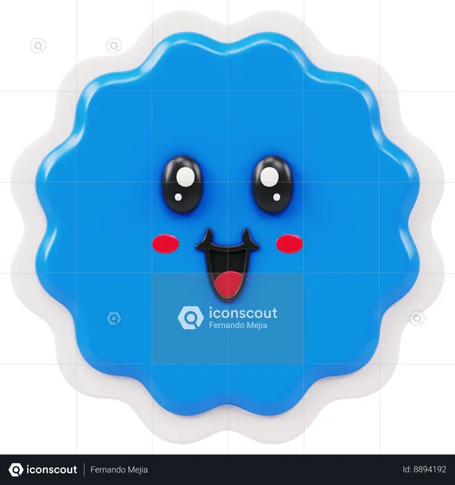 Bolha Emoji 3D Sticker