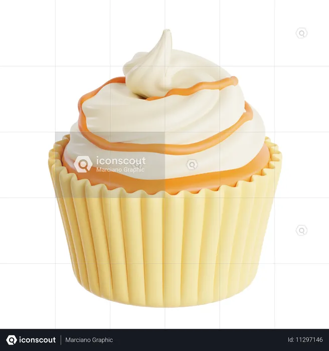 Muffin  3D Icon