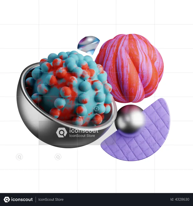 Bolo de boneca  3D Icon