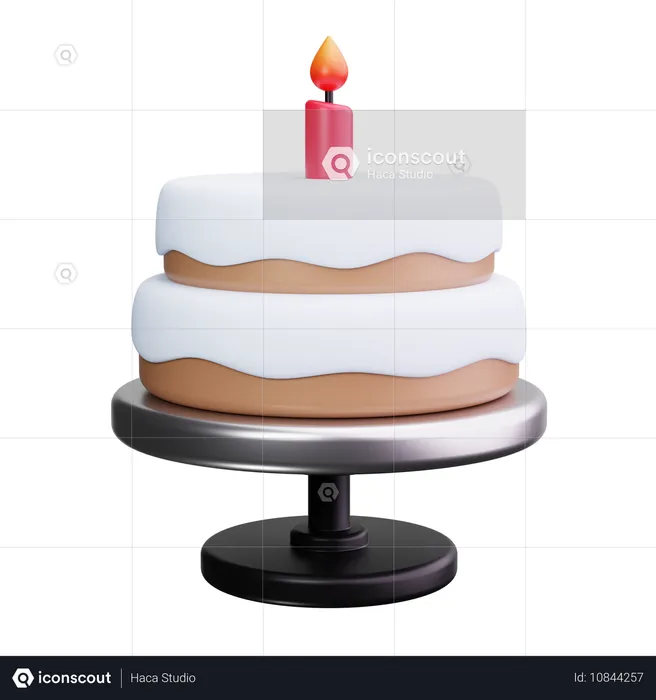 Bolo de casamento  3D Icon