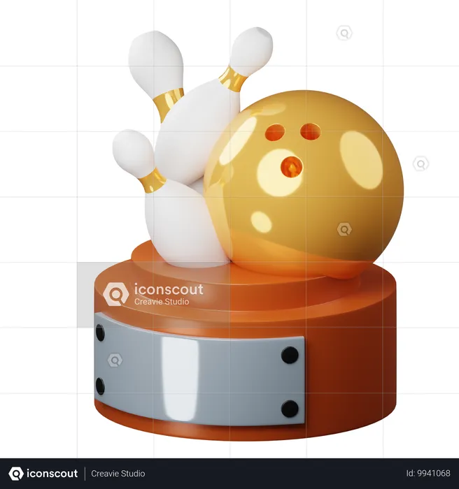 Tropia de bolos  3D Icon