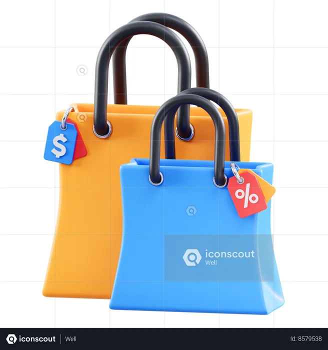 Bolsa de la compra  3D Icon