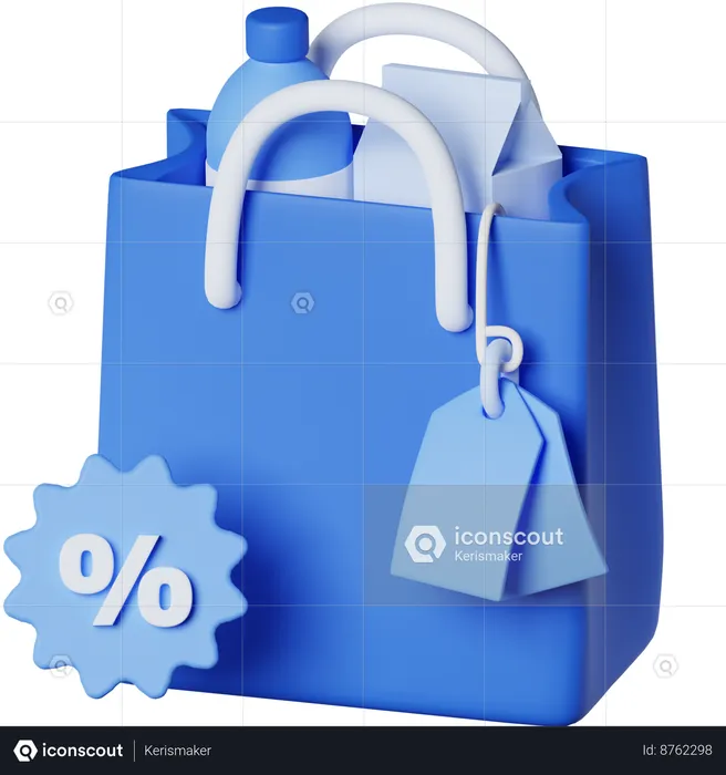 Bolsa de la compra  3D Icon