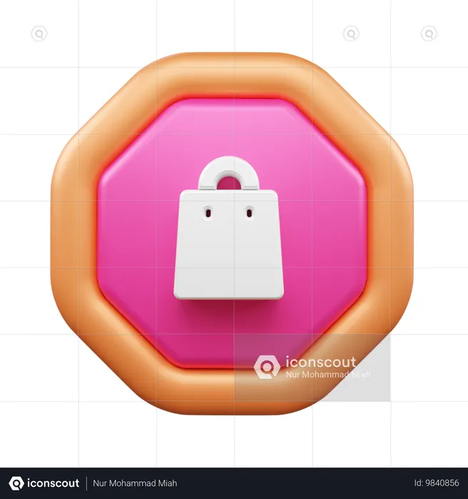 Bolsa de la compra  3D Icon