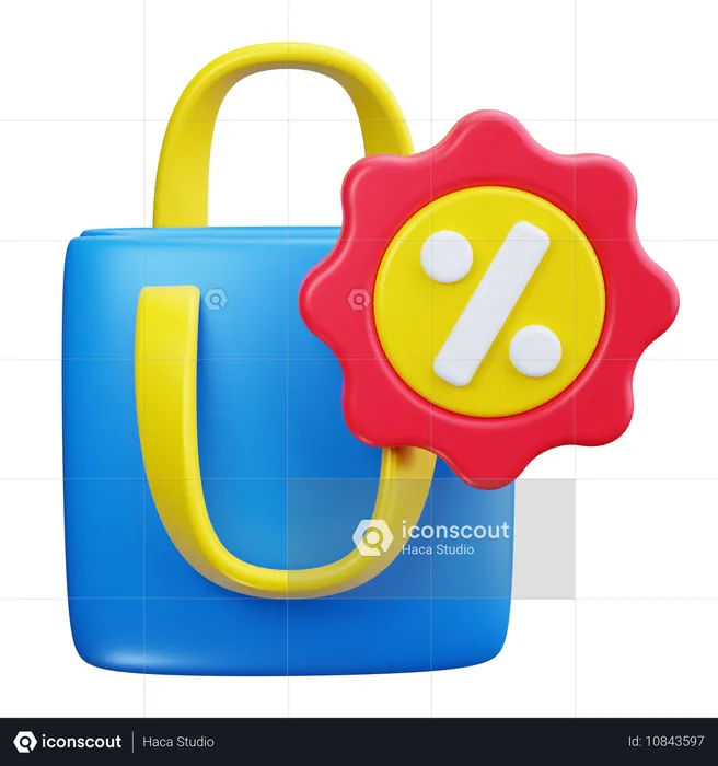 Bolsa de la compra  3D Icon