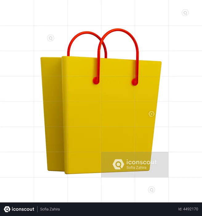 Bolsa de la compra  3D Illustration