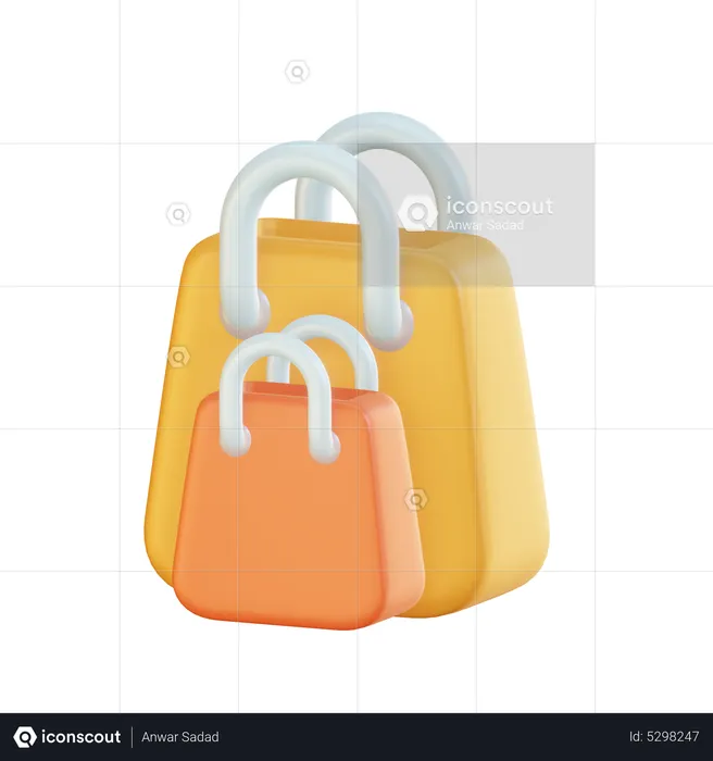 Bolsa de la compra  3D Icon