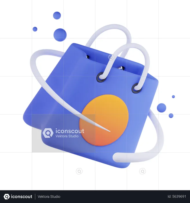 Bolsa de la compra  3D Icon