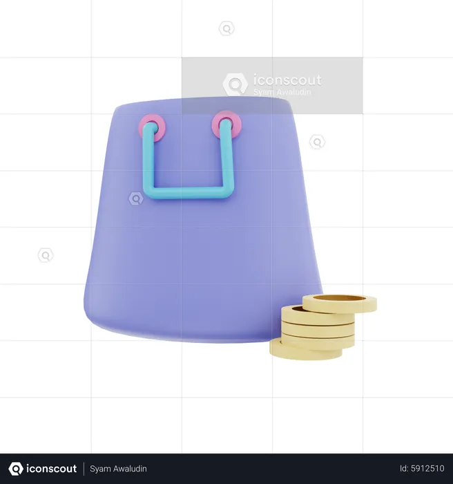 Bolsa de la compra  3D Icon