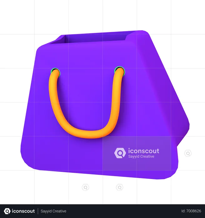 Bolsa de la compra  3D Icon