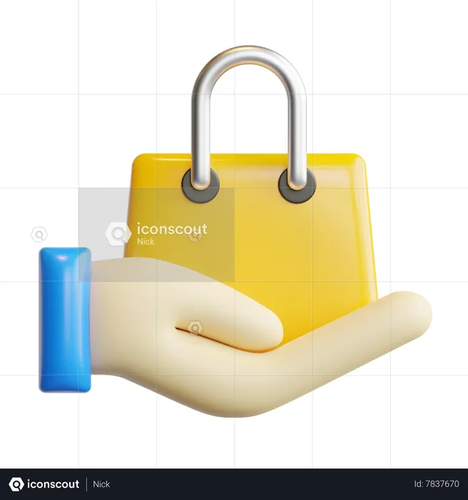 Bolsa de la compra  3D Icon