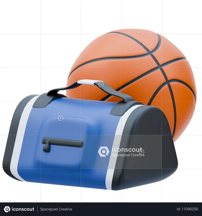 Bolsa de deporte  3D Icon