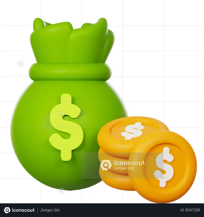 Bolsa de dinero  3D Icon