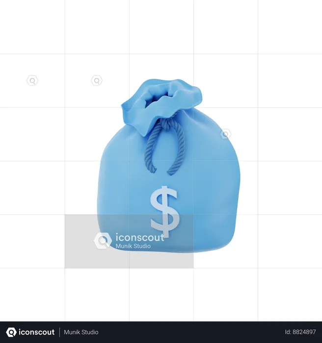 Bolsa de dinero  3D Icon