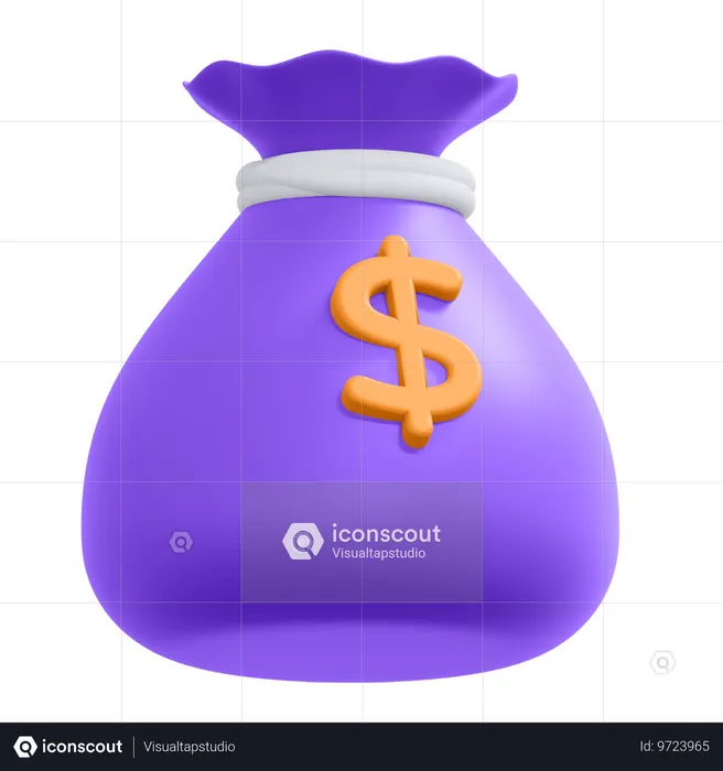 Bolsa de dinero  3D Icon