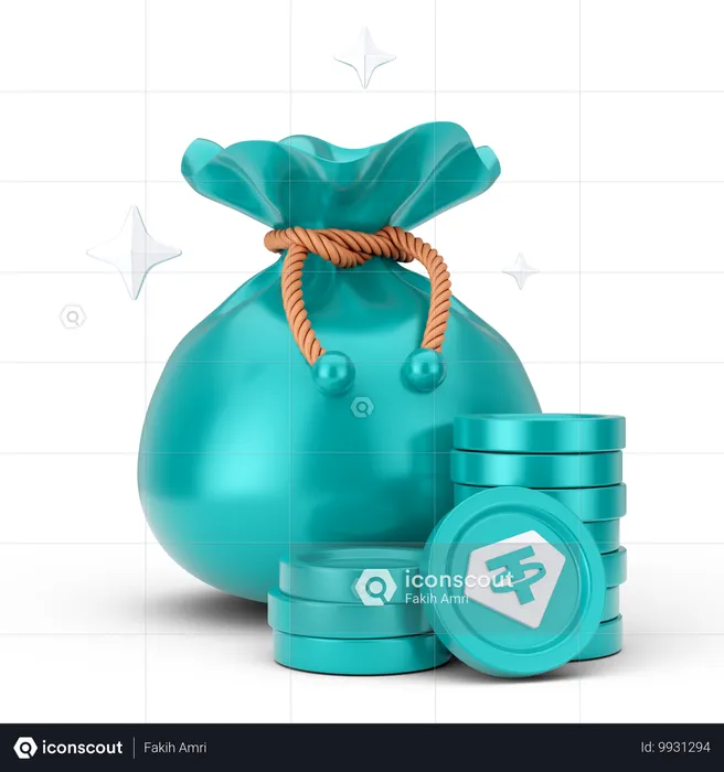 Bolsa de dinero  3D Icon