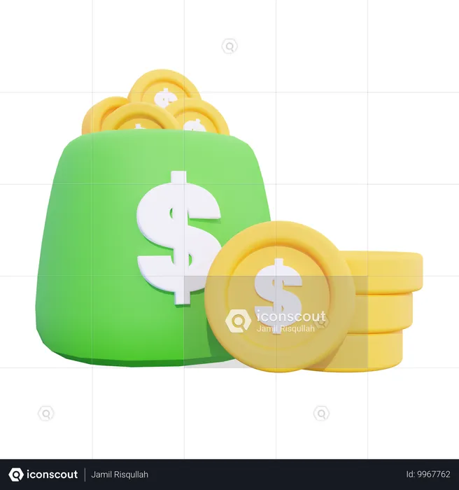 Bolsa de dinero  3D Icon