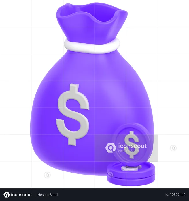 Bolsa de dinero  3D Icon