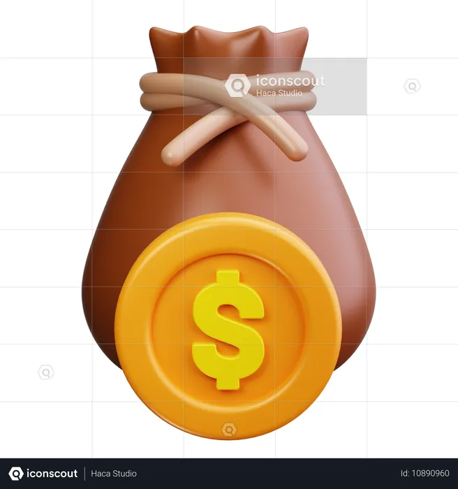 Bolsa de dinero  3D Icon