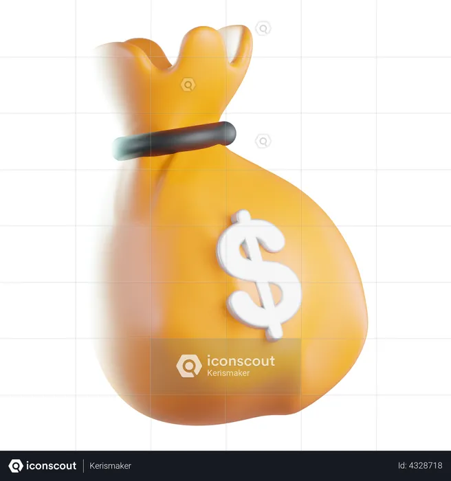 Bolsa de dinero  3D Icon