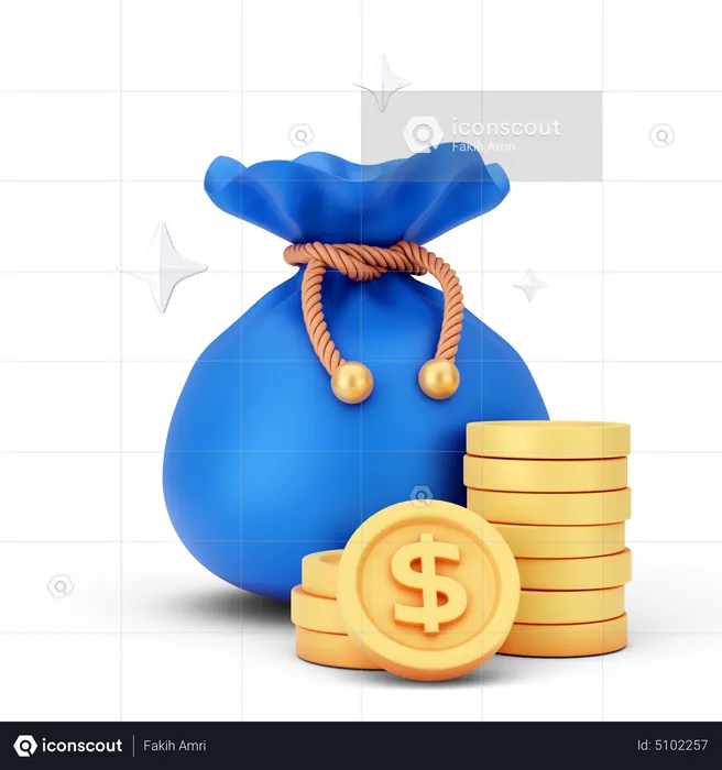 Bolsa de dinero  3D Icon