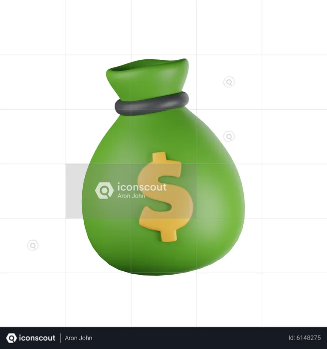 Bolsa de dinero  3D Icon