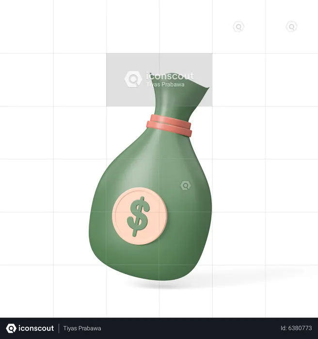 Bolsa de dinero  3D Icon