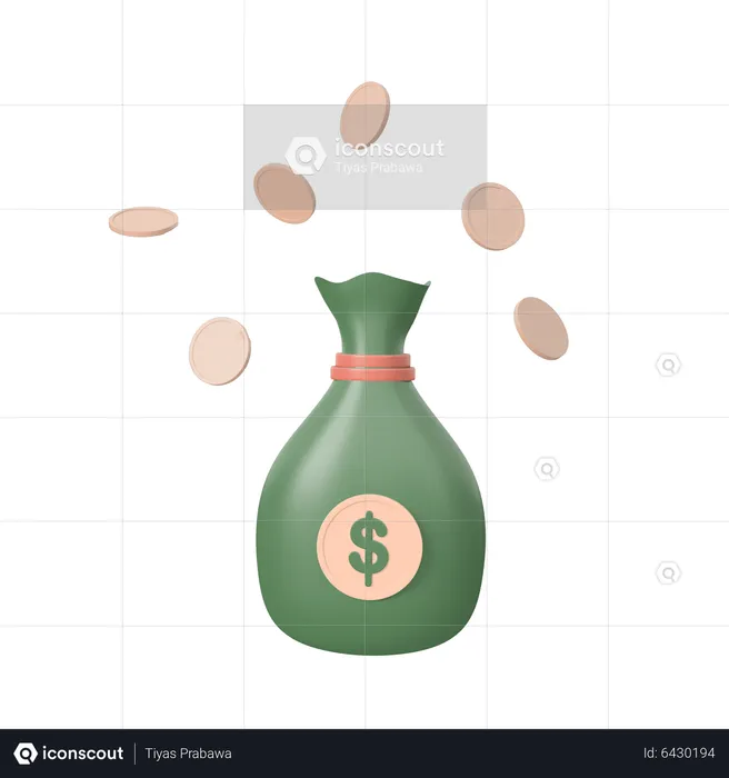 Bolsa de dinero  3D Icon