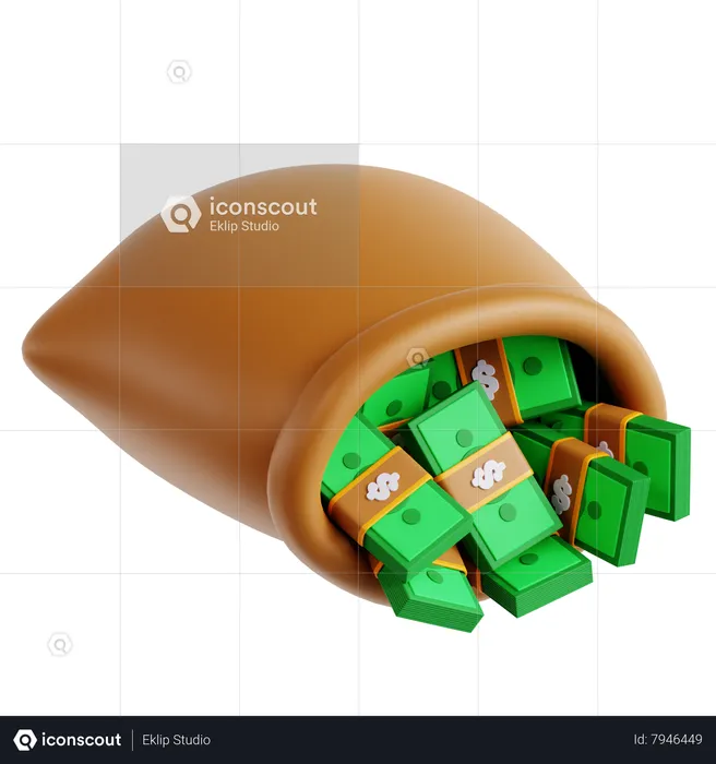 Bolsa de dinero  3D Icon