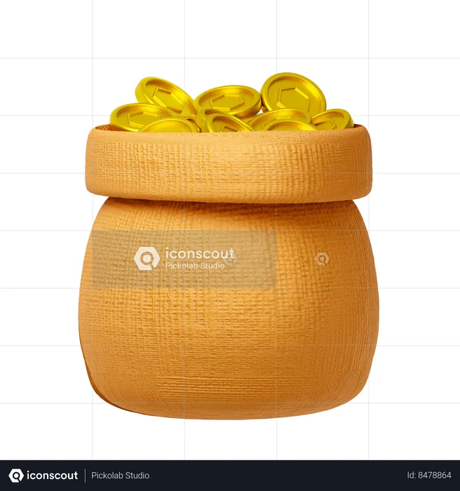 Bolsa de dinheiro  3D Icon