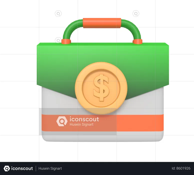 Bolsa de dinheiro  3D Icon