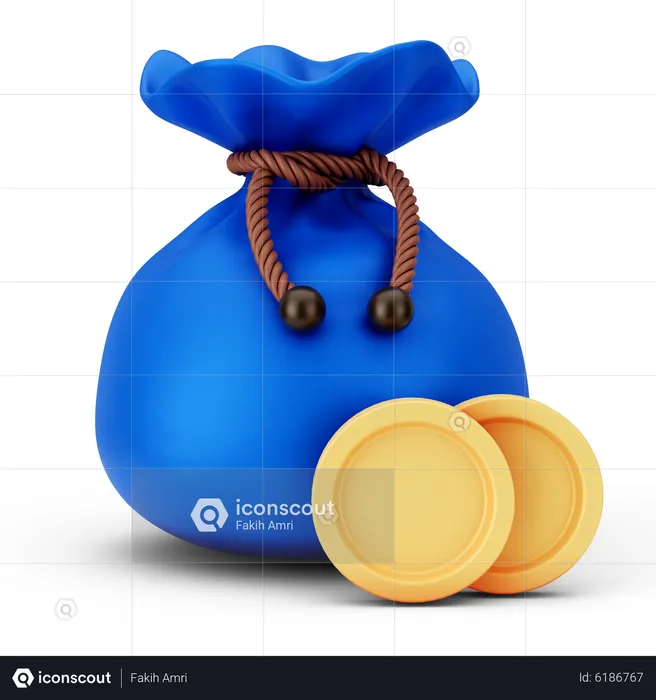 Bolsa de dinheiro  3D Icon