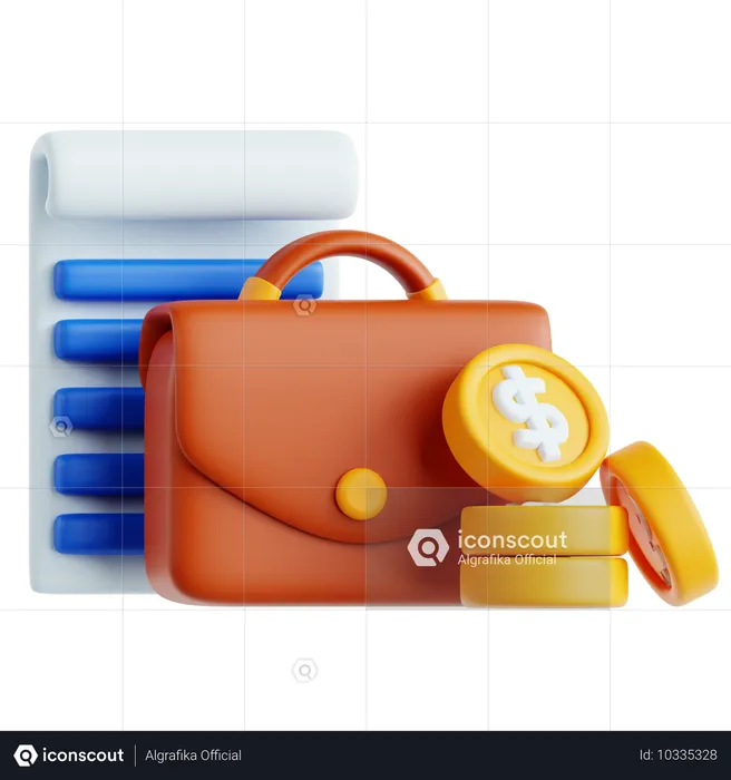 Bolsa de escritório  3D Icon