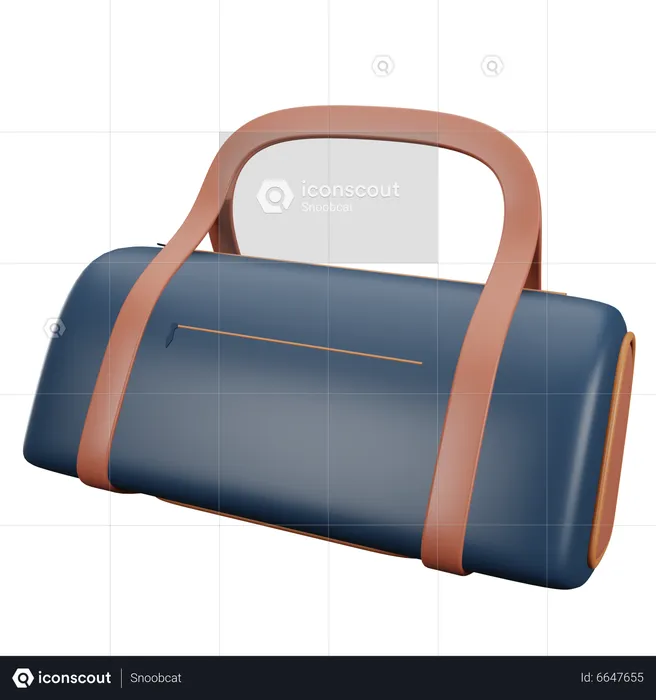 Bolsa de gimnasio  3D Icon