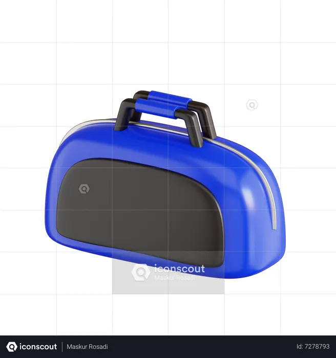 Bolsa de gimnasio  3D Icon